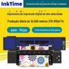 Máquina de Impressão por Sublimação Têxtil Digital de Alta Velocidade Jinlong Fd61915E com 15 Cabeças de Trabalho Pesado 0m