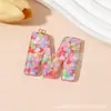 Llavero con Letras de Lentejuelas Coloridas de Amazon Colgante de Resina Colgante para Bolso Equipaje Accesorios de Joyería DIY
