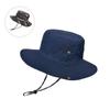9072 Chapéu Dobrável Masculino para Exterior Chapéu de Pescador Dupla Face Chapéu de Proteção Solar Chapéu de Proteção Solar para Pesca Chapéu de Sol de Verão