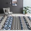 Alfombra de estilo étnico marroquí para sala de estar, mesa de centro, manta, área grande, dormitorio, retro, bohemio, tapete debajo de la cama