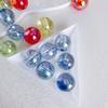 Accesorios de joyería DIY, venta al por mayor, collar de cuentas transparentes de acrílico de 16 mm de colores frescos, cadena para teléfono móvil, colgante de joyería
