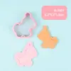 Serie de Relieve de Dinosaurios Molde para Galletas 3D Cortador Realista para Estampar Galletas DIY Material de Grado Alimenticio Esencial para Hornear