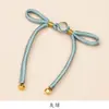 Botón de Cheongsam Tejido a Mano con Estilo Chino Tradicional, Enrollado de Hilo Dorado y Nudo de Lazo, Accesorio Decorativo para Hanfu Chino y Traje Tang