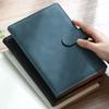 A5 Hebilla Cuaderno de Negocios Cuaderno de Reunión Cubierta de Cuero Diario Mayorista Planificador Puntada de Cerradura Encuadernación con Pegamento Artesanía