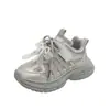 Zapatos Deportivos para Niñas 2025 Nuevos de Primavera y Otoño con Suela Suave, Zapatos Casuales para Niñas Pequeñas y Estudiantes, Zapatos tipo "Dad Shoes" para Niños de 6 a 12 años