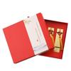 Caja de regalo de marcapáginas de latón con logotipo escolar personalizado, recuerdo de graduación, marcapáginas con borla, metal hueco, marcapáginas en blanco