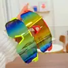Óculos de Sol Infantis Novos 2025 Óculos de Sol para Exterior Meninos e Meninas Ciclismo Esportes Espelhados Óculos Coloridos à Prova de Vento