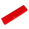 Caja de Joyería de Terciopelo Flocado, Caja de Empaque Roja de Terciopelo Cortada, Caja de Pulsera con Borla de Lino, Caja para Anillos y Pulseras