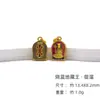 Prata S925 Estátuas de Buda Azul Queimado Pingente Pequeno Dupla Face Guanyin de Cinco Mãos Titiao Acessórios de Joias DIY