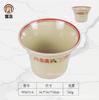 Plato de melamina doble felicidad rojo vajilla plato restaurante de olla caliente guarnición plato frío estilo retro nostálgico imitación porcelana vajilla fábrica venta al por mayor