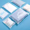 Bolsas de Armazenamento à Prova de Poeira para Roupas de Viagem no Atacado, Sacos com Zíper Fosco para Embalar Roupa Íntima, Sapatos e Roupas
