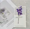 Cartões de Cumprimentos com Flores Secas de Natal, Cartões de Aniversário de Ano Novo, Lembrancinhas, Cartões para o Dia do Professor e Dia de Ação de Graças, Cartões de Dia dos Namorados, Cartões de Cumprimentos com Flores Secas