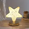 Regalo Creativo Luz de Noche Estrella Luna Táctil Tres Colores Carga Luz de Ambiente Dormitorio Regalo de Cumpleaños Luz de Noche
