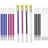 Caneta Marcadora de Costura de Venda Quente Transfronteiriça Caneta Apagável de Alta Temperatura Caneta Apagável Caneta Apagável de 5 Cores Ferramenta de Costura Recarga