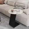 Mesa de Centro Creativa de Forma Irregular Lujo Ligero Moderna Minimalista Celebridad de Internet Estilo Italiano Apartamento Pequeño Sala de Estar Uso Doméstico