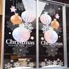 Pegatinas de Cristal de Copo de Nieve Navideño Pegatinas Decorativas para Ventana de Tienda en Centro Comercial Pegatinas Electrostáticas para Puerta de Cristal Transfronterizo