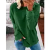 Ropa Femenina Transfronteriza Europea y Americana 2024 Amazon Sudaderas de Color Sólido y Estampadas Sueltas Otoño e Invierno Nuevas Ropa para Mujer