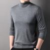 Suéter de cuello alto Hengyuanxiang para hombre 2024 Otoño e Invierno Nuevo Lana agradable a la piel Moda Versátil Suéter para hombre de moda