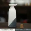 Jarro Pequeno de Cerâmica para Vinho para Uso Doméstico, Conjunto de Vinho Selado para Vinho Amarelo e Vinho de Frutas, Garrafa de Vinho Vazia Meia Libra Antiga Estilo Antigo Personalizada