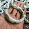 Pulsera Xiuyu pulsera de jade verde cubierta de leche fábrica puesto mayorista en vivo pulsera de jade natural joyería regalos