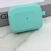 Adequado para Fones de Ouvido Bluetooth Sem Fio Apple AirPods Pro, Capa Protetora de Silicone em Formato de Diamante, Bolsa de Armazenamento Anti-Queda, Versão Grossa