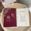 Invitación para Recién Casados Tarjeta de Invitación Especial para Boda Tarjeta de Celebración de Boda 2025 Nuevo Estilo Impresión Material de Papel de Alta Gama Fabricante