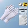 Guantes de Protección Solar de Verano para Mujer de Seda de Hielo para Ciclismo Finos Antideslizantes Transpirables para Exterior Exposición Anti-ultravioleta Dedo Verano Conducción