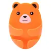 Gancho de Enchufe de Oso de Dibujos Animados, Adhesivo Fuerte Sin Taladro, Gancho de Pared para Almacenamiento de Enchufes de Oso de Cocina Sin Dejar Rastro