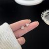 Colección Incrustada de DiamantesAretes de Tachuela para Estudiantes Mujeres Circonita Temperamento Celebridad de Internet Ins Transmisión en Vivo Estilo Caliente Venta al por Mayor Pendientes Adornos para Orejas