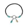 Moda Transfronteriza Colgante Personalizado Anillo de Cuentas de Arroz Pulsera Elástica para Mujer