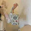 Bolso Cubo Mini Lindo de Alto Aspecto para Mujer 2026 Nuevo Modelo Nuevo Estilo Chino Bordado Bolso Cruzado para Teléfono