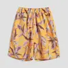 Traje Estilo Vacaciones 2025 Conjunto Completo de Camisas Florales para Hombres y Parejas Camisas Florales de Manga Corta Retro Tailandés