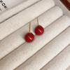 Pendientes de perlas de Corea del Sur con aguja de plata, sencillos y combinables, de moda, personalizados, de nicho, ligeros, de lujo, elegantes, de alta calidad para mujer.