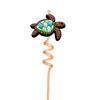 Pajitas para Fiesta Serie Oceánica de Tortugas Transfronterizas Pajitas Espirales Decorativas de Dibujos Animados Pajitas Reutilizables Venta al por Mayor