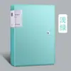 Páginas de inserción para carpeta de documentos A4 Bolsa de almacenamiento para papel de examen de certificado Portafolio de estudiante Clip Libro de colección para chequeo de embarazo Certificado