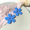 Pétalos de flores grandes de color sólido, accesorios acrílicos, pendientes hechos a mano, tocado, funda para teléfono móvil, venta al por mayor