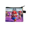 Nuevo Monedero de Mario, Porta Tarjetas y Llaves Mini de Alta Gama para Niños, Bolso Pequeño con Cremallera de Estilo Corto para Estudiantes de Gran Capacidad