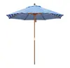 Lâmpada Solar Luminous LED Coluna Média Guarda-sol Manivela Guarda-sol de Praia ao Ar Livre Easley Repelente à Água Guarda-sol de Lazer para Pátio