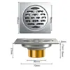 2 PCT 3 PCT Núcleo de Cobre Ralo de Piso Box de Banho Banheiro Banheiro Drenagem Ralo de Piso Anti-odor Banheiro Esgoto Cozinha