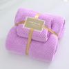 Juego de Toalla y Toalla de Baño con Patrón de Piña al Por Mayor, Suave, Absorbente, Juego de Toallas de Felpa Coral Espesada para Padres e Hijos, Regalo Promocional para Uso Doméstico