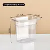 9 Tazones de Porción de Acero Inoxidable con Tapas, Cajas Fraccionales Rectangulares, Suministros de Caja de Mermelada Especial para Tiendas de Té de Leche