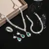 Joias Ecológicas 2025 Novo Colar Francês Totalmente Cravejado Estilo Palácio Princesa Retrô Clavícula Noiva Casamento Vestido de Noite