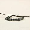 Diseño de Moda Colorido Algodón y Lino Impermeable Pulsera Tejida a Mano Simple Pareja Artístico Estilo Bosque Regalo