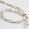 Cuentas de turquesa blanca sintética con forma especial y agujero recto, cuentas híbridas, accesorios de cuentas para manualidades, cuentas sueltas, materiales para colgantes y joyería
