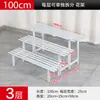 Estante de Flores de Escalera de Acero al Carbono Estante para el Hogar Balcón Hierro Forjado Ahorro de Espacio Estante para Suculentas Combinación Estante de Exhibición de Plantas