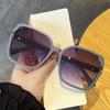 Nuevas gafas de sol de moda para mujer tendencia gafas de sol de montura grande transfronterizas gafas de sol de importación y exportación L5579