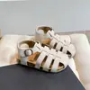 Zapatos de verano para niños estilo coreano Sandalias Birkenstock para niñas Sandalias romanas cerradas para niños Zapatos de playa para niños Zapatos de bebé