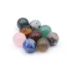 Venta en Caliente Transfronteriza Adornos de Bola Redonda Pequeña de Cristal Cuentas Redondas Canicas de Piedra Natural 14mm Esféricas Accesorios de Joyería Personalizados