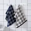 Toalla de Gasa de Algodón Puro Cuadrada a Cuadros Japonesa Engrosada Suave Absorbente Toalla para Lavar la Cara Toalla de Baño para Adultos Toalla de Regalo