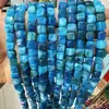 Comercio Exterior Ágata de Colores Accesorios para Joyería DIY Ágata Rayada Semiacabada Piedra Natural Cubo de Azúcar Joyería